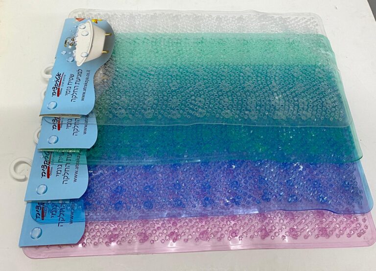 ⁦שטיח גומי לאמבטיה במגוון צבעים דגם דשא⁩ – תמונה ⁦5⁩
