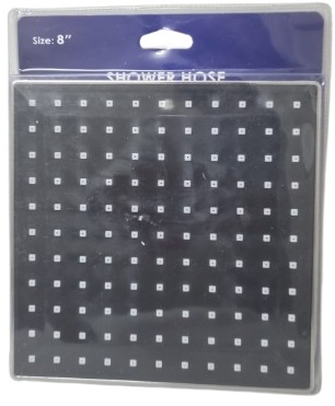ראש למקלחת מרובע בגודל כ-20X20 ס"מ