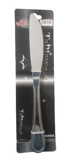 3 סכינים נירוסטה - דגם חלק