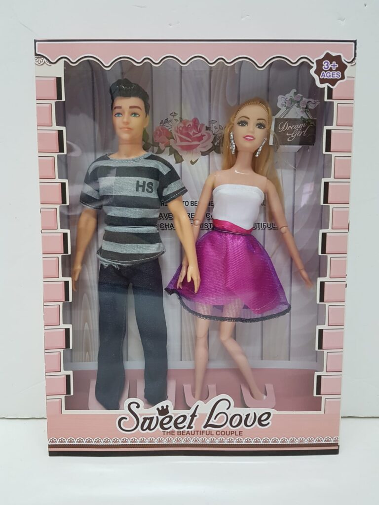 ⁦זוג בובות אופנתיות - sweet love⁩ – תמונה ⁦2⁩