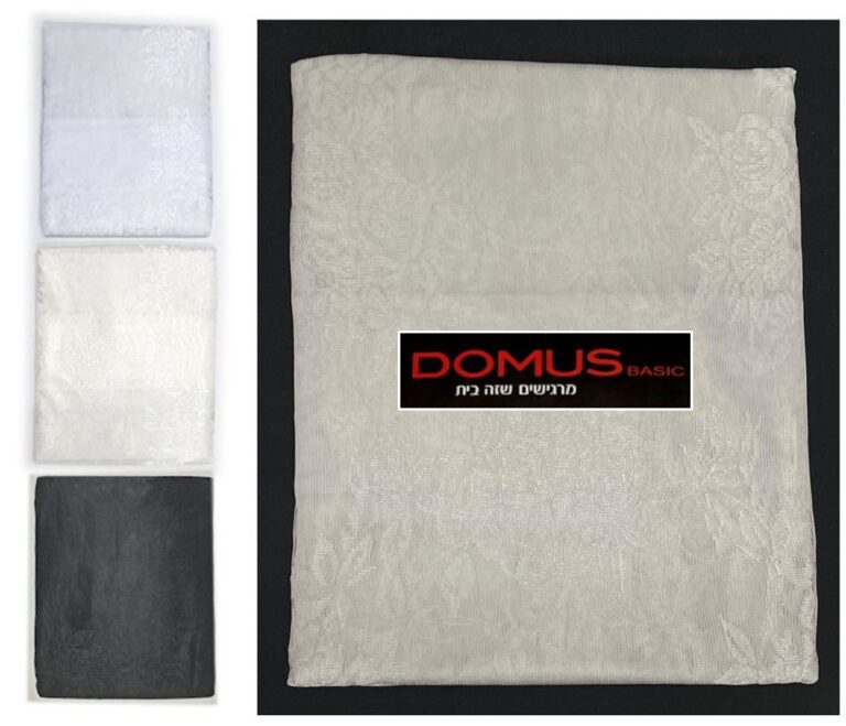 ⁦וילון השחלה קצר 2 כנפיים חצי שקוף- DOMUS NEPAL⁩ – תמונה ⁦6⁩
