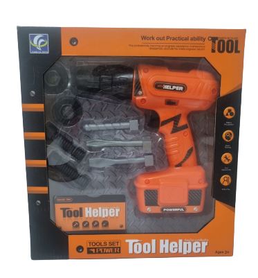 מברגה חשמלית עם ראשים מתחלפים גודל מארז 27.5X25 ס"מ