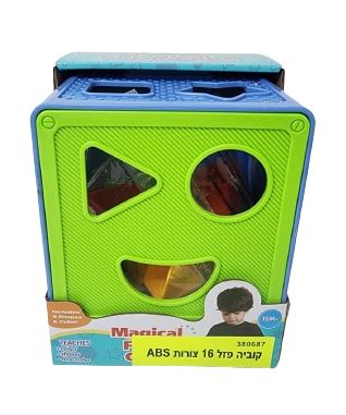 השחלת 16 צורות לקוביה 15X18 ס"מ