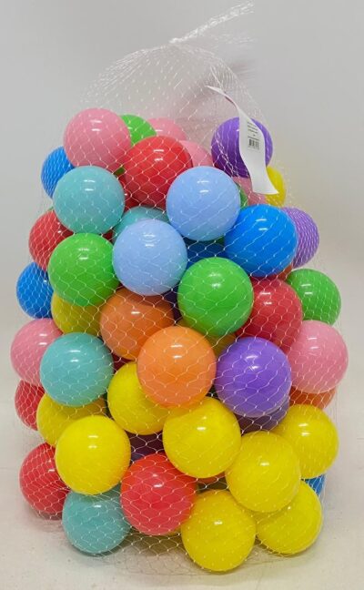 חבילת 100 כדורים צבעוניים