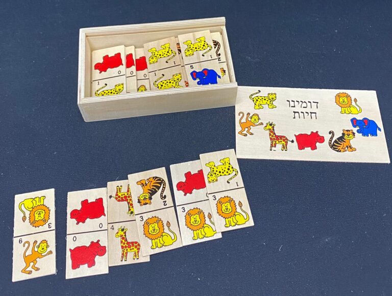 ⁦דומינו חיות מעץ⁩ – תמונה ⁦2⁩