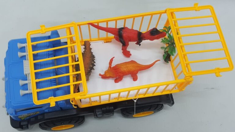 ⁦משאית כלוב גדולה עם דינוזאורים 40X25⁩ – תמונה ⁦2⁩