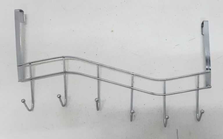 קולב מתכת מעוצב - 6 ווים 18.5X42 ס"מ