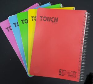 מחברת ספירלה גדולה עבה 5 נושאים שורה בגודל A4