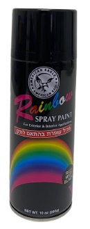 ספריי צבע 400 מ"ל - שחור מט R021