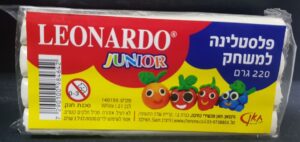 פלסטלינה למשחק בצבע לבן
