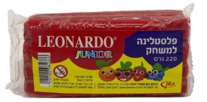 פלסטלינה למשחק בצבע אדום