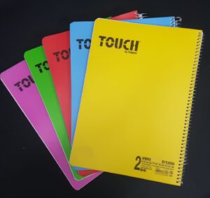 מחברת ספירלה גדולה עבה 2 נושאים חשבון בגודל A4