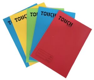חבילת 5 מחברות קטנות משובץ TOUCH A5