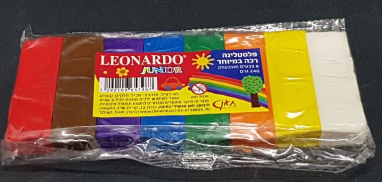 ⁦פלסטלינה רכה במיוחד - 8 צבעים⁩ – תמונה ⁦2⁩