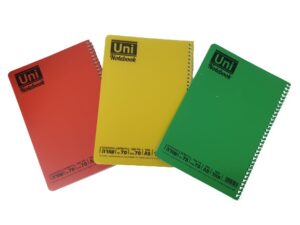 סט 3 מחברות ספירלה שורה A5