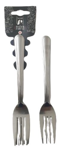 סט 6 יחידות מזלגות נירוסטה