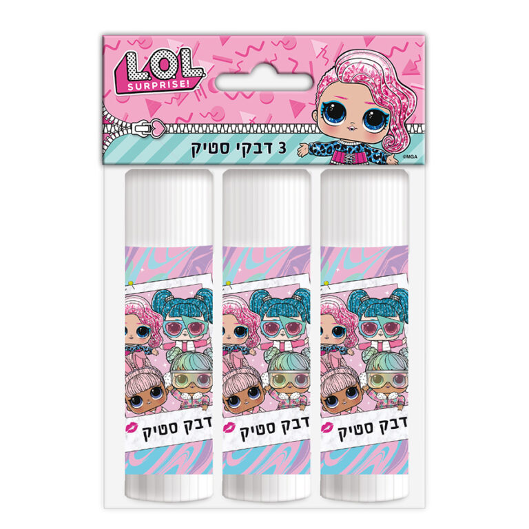 סט 3 דבק סטיק LOL