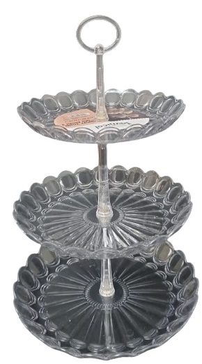 מעמד 3 קומות אקריליק לקינוחים