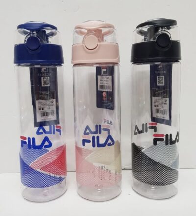 בקבוק שתיה FILA + פייה וקפיץ פתיחה 700 מ"ל במבחר צבעים