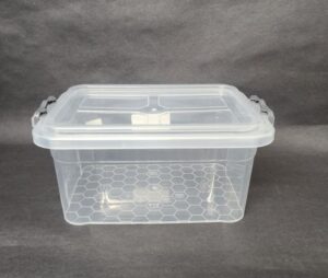 קופסה מלבנית עם מכסה וסוגרים 22X14.5 ס"מ