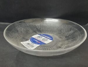 צלחת זכוכית למרק עמוקה קוטר 20 ס"מ דגם רטרו