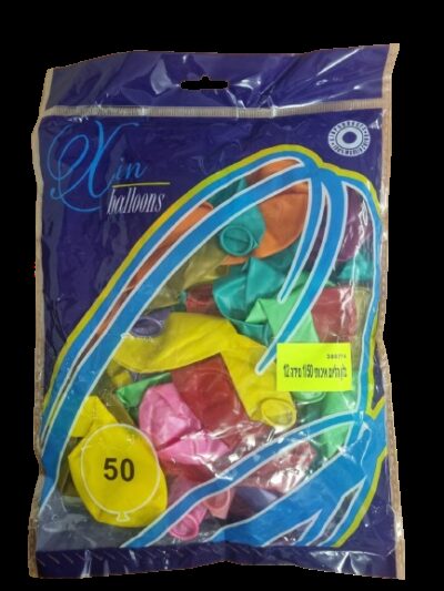 בלון הליום איכותי 50 באריזה מידה 12