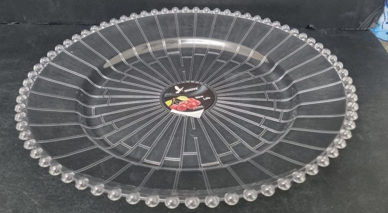 מגש אקריליק מעוצב קוטר 27 ס"מ