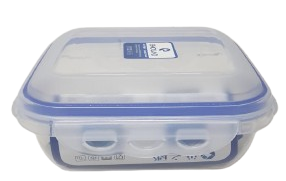 קופסא איכותית עם סגירה הרמטית וסוגרים 650 מ"ל