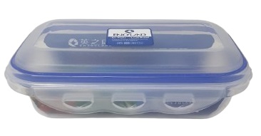 קופסא איכותית עם סגירה הרמטית וסוגרים 580 מ"ל
