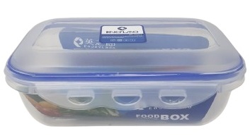 קופסא איכותית עם סגירה הרמטית וסוגרים 1.3L