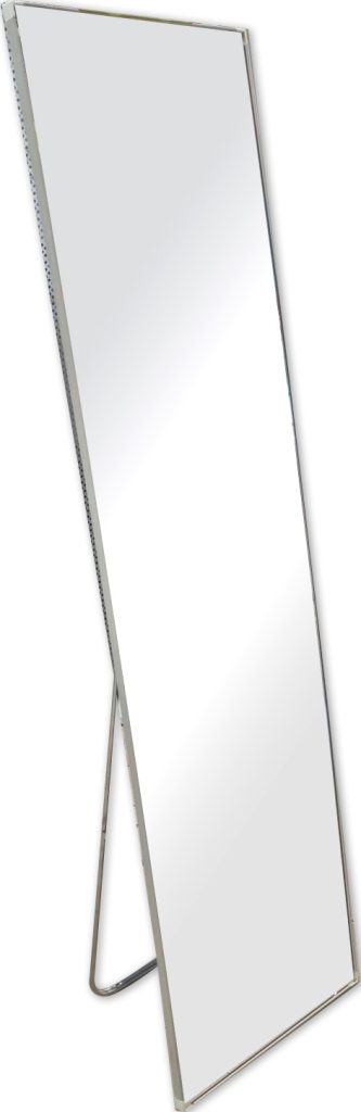 מראה גדולה עם רגל  ומסגרת - 150x40 ס"מ