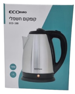 קומקום חשמלי נירוסטה 1.7 ליטר