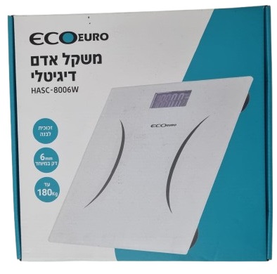 משקל אדם דיגיטלי - לבן