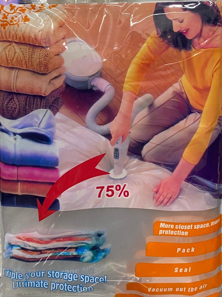 ⁦שקית ואקום לאחסון 70X100⁩ – תמונה ⁦2⁩
