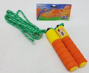 חבל קפיצה עם מונה קפיצות וידית ספוג