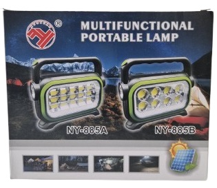 תאורת חירום נטענת על ידי כבל USB / סולארית