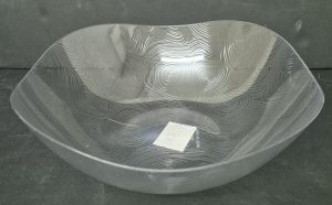 קערה להגשה אקריליק מעוצבת 24X8 ס"מ