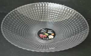 קערת הגשה אקריליק מעוצבת קוטר 23 ס"מ