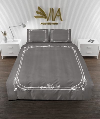 סט מצעים מיטה וחצי קומפלט 100% סאטן אל קמט דגם ZOYA