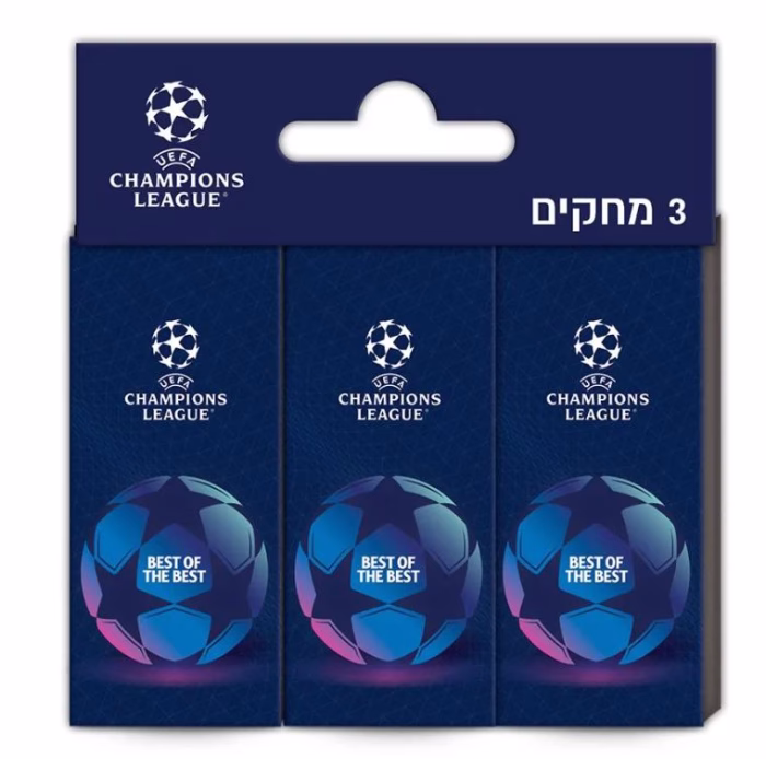 סט 3 מחקים ליגת האלופות