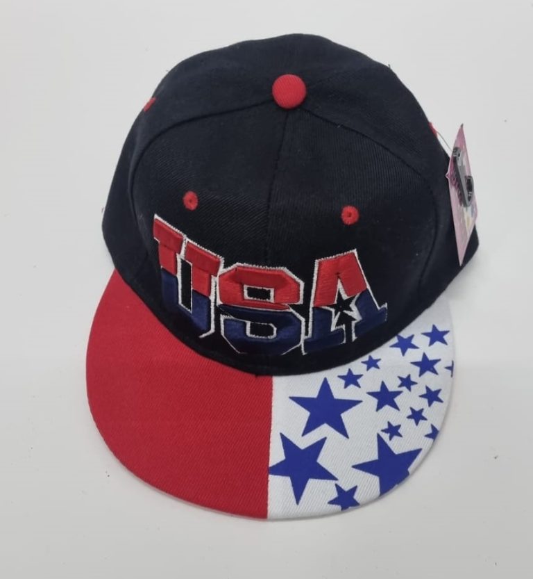 כובע ראפר USA כוכבים
