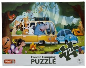 פאזל רצפה בעלי חיים 72 חלקים