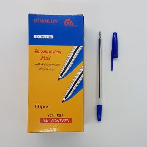 חבילת 50 עטים כחולים בקופסה