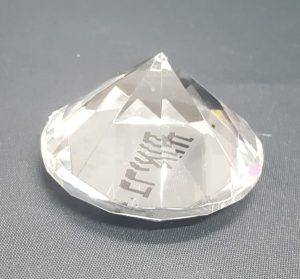 סט 7 אבני ברכות דמוי קריסטל- יהלום  8  ס"מ