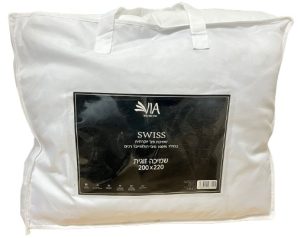 שמיכת פוך זוגית 200X220 ס"מ דגם SWISS