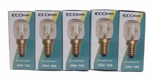 סט 5 נורות פיגמי לתנור E14 25W
