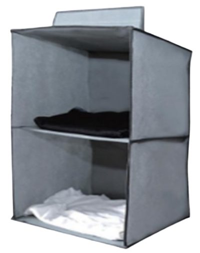 ארגונית בד לתלייה 2 קומות 30X30X50 ס"מ