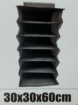 ארגונית בד לתלייה 6 קומות 30X30X60 ס"מ