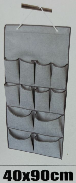 ארגונית בד לתלייה 12 תאים 40X90 ס"מ