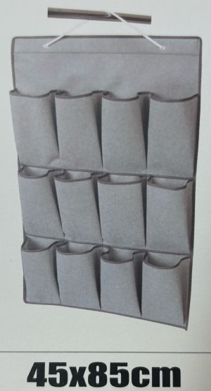 ארגונית בד לתלייה 12 תאים 45X85 ס"מ
